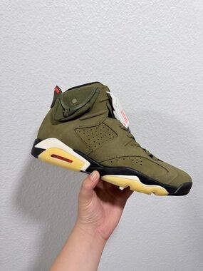 Jordan retro 6 Travis Scott olive